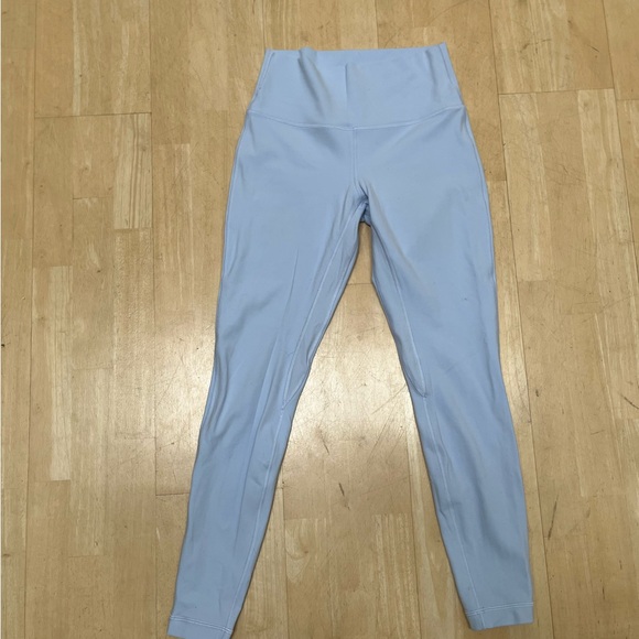 28” Align Pastel Blue Lululemon Leggings Size 8 - Picture 4 of 6